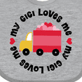 thumbnail image 4 of Inktastic My Gigi Loves Me Boys or Girls Baby Bib, 4 of 4