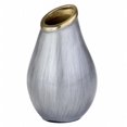 thumbnail image 1 of Modern Day Accents 3681 Sedoso Vase Rond&44; Gris & Or, 1 of 1