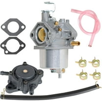 Labwork Golf Cart Carburetor with Fuel Pump Replacement for Club Car DS Precedent Turf Carryall FE290 Engines Carb 018056-01 101805601 1016438 1016439 1016440 1016441 1016478 17561 1998-UP