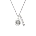thumbnail image 2 of Delight Jewelry Silvertone Sun Silvertone Courage Strength Wisdom Honesty Bar Charm Necklace, 23", 2 of 4
