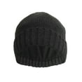 thumbnail image 2 of Heat Logic Fleece Lined Cuff Beanie - Stylish Cold Weather Hat for Men, Warm and Comfortable (Grey), 2 of 6