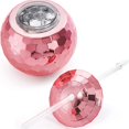 Flash Ball cup discoball cup Plated Ball cup Round Ball Girl Straw