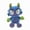 27Cm blue model, weighing 120g, variant on Bloons TD6 Monkey Obyn Greenfoot Plush Toy