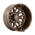thumbnail image 2 of 22x8.25 Fuel Off-Road D876 Flux Platinum Bronze DUALLY REAR Wheel 8x6.5 (-227mm), 2 of 3