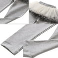 thumbnail image 5 of URMAGIC Infant Toddler Girls Layered Tulle Tutu Skirt Leggings Little Girls Ruffle Pants Kids Culottes Footless Tights 3-8 Years, 5 of 6