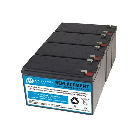 eReplacements - UPS battery (equivalent to: APC RBC115) - 1 x battery - lead acid - for P/N: SMX1500RM2U, SMX1500RM2UNC, SMX1500RMI2U, SMX1500RMI2UNC, SMX1500RMNCUS, SMX1500RMUS