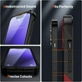 thumbnail image 6 of Designed for iPhone 14 Case iPhone 13 Case 2 in 1 Gift Militay Grade Drop Protective Rugged Heavy Duty Cover Shockproof Case for iPhone 14 Phone Case for Women Men boy Girl (Red+Black), 6 of 9
