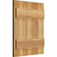 thumbnail image 2 of 16 1/8"W X 20"H Timbercraft Three 5 3/8" Boards Joined Board-N-Batten Shutters, Rough Sawn Western Red Cedar (Per Pair), 2 of 13