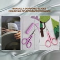 thumbnail image 4 of Small Travel Craft Scissors Set for Sewing Embroidery Paper Cutting Knitting  Stainless Steel High Precision Sharp Tip Safety Cases, 4 of 7