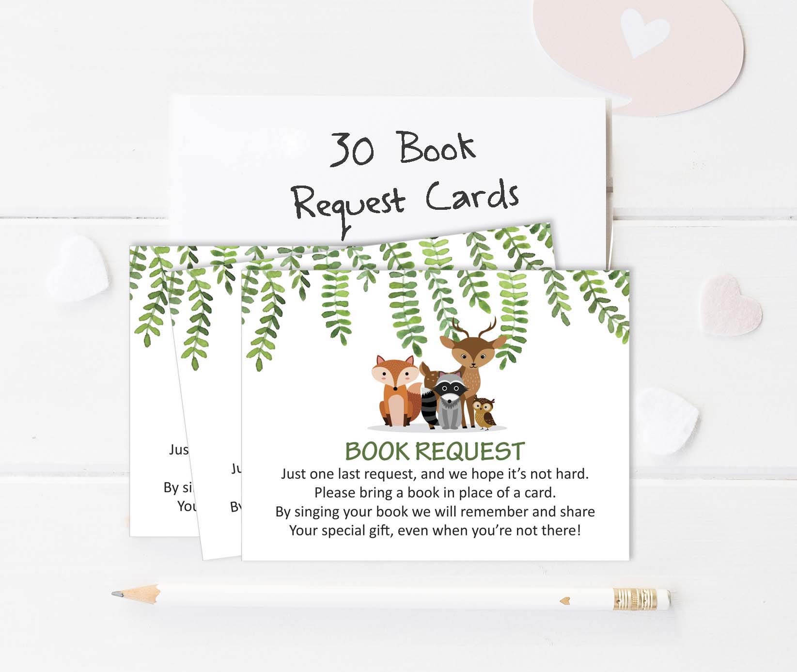 Inkdotpot 30 Books For Baby Shower Request Cards Bring A Book Instead Of A Card Jungle Animals Gender Neutral Baby Shower Invitations Inserts Games