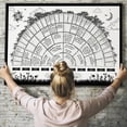 thumbnail image 3 of MasteelfCA 1pc Fillable Blank Ancestry Chart Decorative Family History Genealogy Poster, 3 of 8