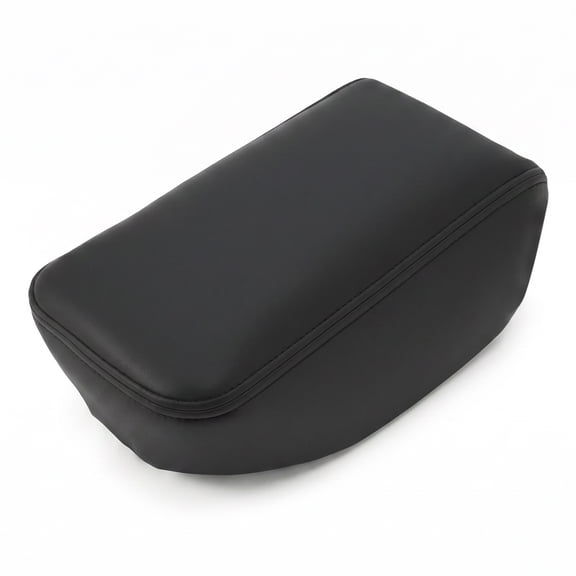 Unique Bargains Black Leather Center Console Lid Armrest Cover Trim Compatible with 2011 2012 2013 2014 for Chrysler 200 Car Interior Armrest Replacement