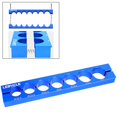 thumbnail image 2 of Vise Jaw Bike Front Fork Hub Clamp Rear Shock Fixture Durable Aluminum Alloy, Lightweight Sturdy Reliable Portable Multipurpose Repair Tool Blue 22.2 To 30, 2 of 10
