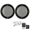 thumbnail image 4 of 4inch Speaker Protective Cover, ABS Speaker Decorative Circle, Sturdy For Long Time Use Small Speakers, 4 of 8