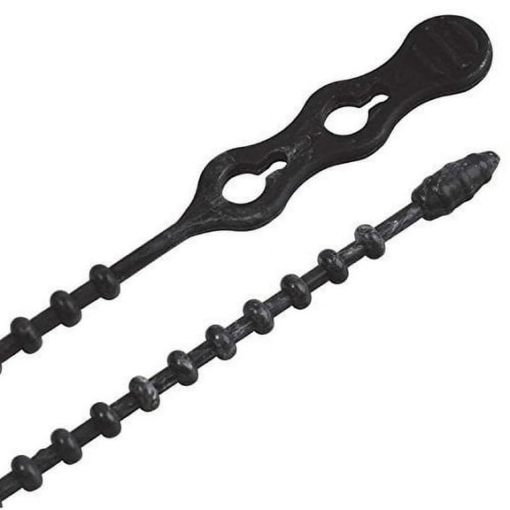 Gardner Bender Beaded Cable Tie - 12" Black