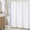 White&blue-72"W x 72"L (Pack of 1), variant on White&blue 72"W x 84"L (Pack of 1) Scalloped Textured Cotton Cloth Bathroom Shower Curtain