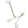 thumbnail image 2 of MUXSAM Candle Wick Trimmer Stainless Steel Scissor Cutter Snuffers Candle Cover Tool Gold, 2 of 5