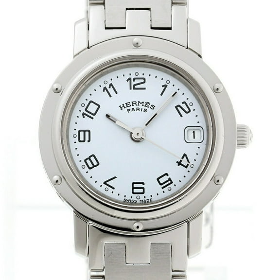 Pre-Owned Hermès Clipper CL4.210 Quartz Watch A-158987 (Good)