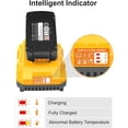 thumbnail image 4 of 2Pack Replacement for Dewalt 20V 6.0Ah Max Battery with 1 Charger Combo Comaptible with Dewalt DCD DCF DCG Series Cordless Power Tools, 4 of 5