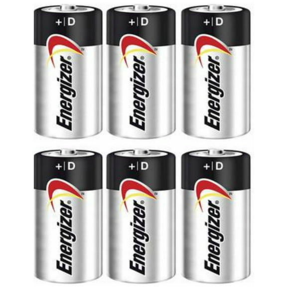 Energizer Max Alkaline D Size Batteries E95VP - 6 Pack   FREE SHIPPING!
