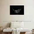 thumbnail image 2 of Elephant Stock Monochrome Water Splash Wall Art - Horizontal Canvas Wall Art - Living Room Wall Decor - Nature Canvas - Black And Gray Decor - 30" x 20", 2 of 8
