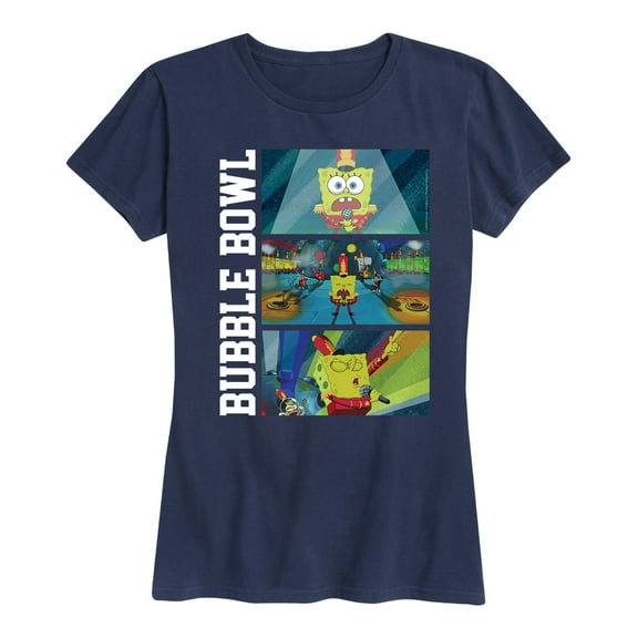 SpongeBob SquarePants - Bubble Bowl - Women's Short Sleeve Graphic T-Shirt