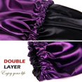 thumbnail image 3 of Bonnet en Satin à Double Couche, Réversible et Réglable pour le Sommeil, 3 of 4