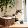 thumbnail image 5 of SomWiBe Clear 10 lb Pet Food Storage Container With Measuring Cup Dog Cat Kibble Keeper Airtight Dry Food Bin Durable Design, 5 of 6