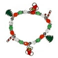 thumbnail image 1 of Craft County Beaded Christmas Charm Bracelet Kits - Choose from Two Holiday Designs - DIY Craft Kits make 12 Bracelets for Friends & Family - Ideal for Kids Ages 3 to 99, 1 of 3