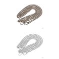 thumbnail image 1 of Correa de cadena plana de aleación de 4 piezas, correa de cadena de eslabones de cinturón para accesorio de de moda Yuyangstore reemplazo de la correa de la cadena del bolso, 1 of 8