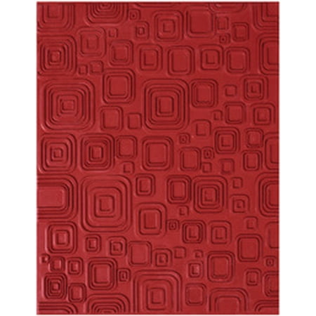 Mayco Rubber Retro Squares Designer Texture Mat 7 X 9 In