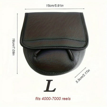 Fishing Reel Protective Cover Spinning Reel Teardrop Reel Box Storage Bag Fishing Tackle Accessories Fishing Gear (large)