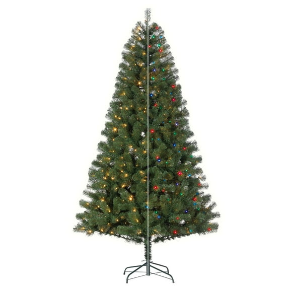 7.5 ft. Pre Lit Color Changing LED Sacramento Spruce Tree