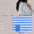 thumbnail image 5 of Beach Wine Purse Canvas Tote Handbag With Hidden Dispenser Insulated Compartment, 5 of 5