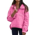 thumbnail image 1 of Manteau Grande Taille pour Femmes Mode Décontractée à Capuche Manches Longues Couleur Unie avec Ourlet Rond pour Confort Élégant, 1 of 5