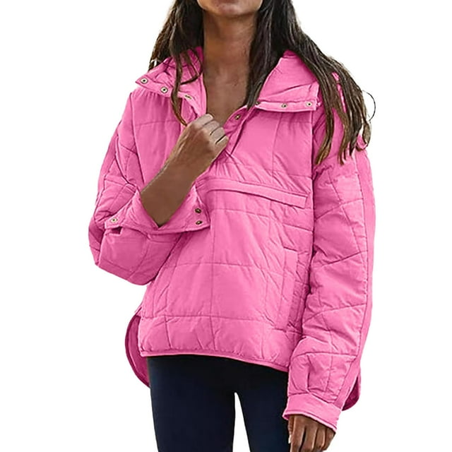 Manteau Grande Taille pour Femmes Mode Décontractée à Capuche Manches Longues Couleur Unie avec Ourlet Rond pour Confort Élégant
