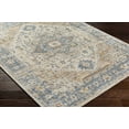 thumbnail image 3 of Mark&Day Washable Rugs, 8x8 Estill Traditional Beige Square Area Rug, Oatmeal Gray Dark Blue Carpet for Living Room, Bedroom or Kitchen (7'10" Square,Machine Washable), 3 of 7