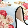 thumbnail image 6 of Dreamtimes Happy Valentine Day Rose Hallway Runner Rug 2'x6' Kitchen Rug with Rubber Backing Red White Floral Flowers Non Slip Entryway Rug Runner Soft Area Rug for Hallway Bedroom Kitchen, 6 of 6