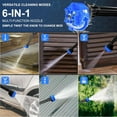 thumbnail image 5 of AZZUNO Cordless Power Washer 850PSI Portable Pressure Washer Car Washer Gun, 2 x 4000mAh Batteries, 5 of 6