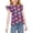 Z1-Multicolor-mkosplrt kids summer tops, variant on MKOSPLRT Big Girls' Easter Floral Flutter Sleeve Tee Breathable Summer Blouse for Tweens 3 Years
