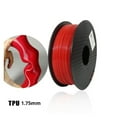 thumbnail image 3 of 1.75mm Flexible TPU 3D Printing Filament No Bubble Non-toxic Sublimation 3D Printer Plastic Material TPU Filament 0.5KG/0.25KG ,Smoother Printing Experience, 3 of 7