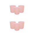 thumbnail image 4 of Advancent 3 piezas papelera de basura estilo moderno bote de basura basura de plástico baño pequeña cesta cocina salón escritorio rosa / l Rosa/L 2piezas, 4 of 6