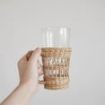 thumbnail image 6 of Monfince Iced Coffee Cup Sleeve Rattan Woven Sleeves Cup Cover Holder Idea for 30oz - 32oz Tumbler Cup, 6 of 9