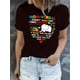 thumbnail image 1 of Camiseta de Verano para Mujer Suave Cuello RedondoWomen'S Inspirational Non-Verbal Communication Message T-Shirt, Elephant Graphic Print, Casual Polyester Knit Crew Neck Tee with Medium Stretch - Al, 1 of 6