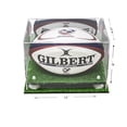 thumbnail image 2 of Deluxe Acrylic Rugby Ball Display Case with Mirror, White Risers and Turf Base (A004-MWRTB), 2 of 4