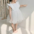 thumbnail image 2 of Toddler Dresses 2024 New Summer Fashion Sleeveless Mesh Princess Korean Style Little Sweet Mesh Clothes White Elegant Kids Outfits 6 Months-12 Months, 2 of 7