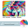 thumbnail image 2 of Unicorn Non-Slip Polyester Office Floor Mat Carpet Rug - Machine Washable, 2 of 6