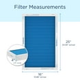 thumbnail image 7 of Medify Air 16x25x4 Air Filter, MERV 14 Pleated with HEPA, HVAC Furnace Filter, 2-Pack, 7 of 7