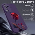 thumbnail image 4 of Threehao Funda para Samsung Galaxy A35 Case Uso Rudo, Ultra Delgado Flexible Silicona Púrpura Carcas, 4 of 6