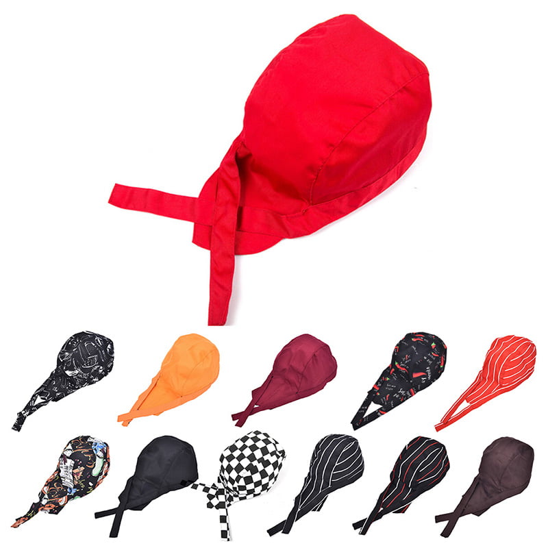 Colourful Pirate Chef Cap Skull Cap Professional Catering Various Chef HES 